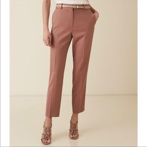 Reiss Harper Slim Leg Tailored Dusty Pink Pant Sz. 32